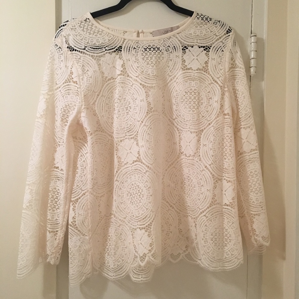 White Lace Blouse